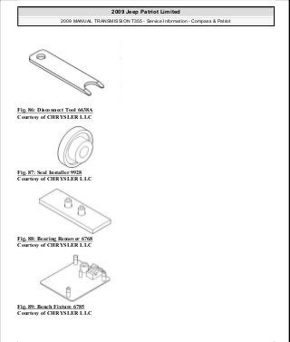 Manuales de reparaciones jeep compass y patriot limited 2007-2009