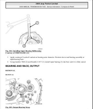 Manuales de reparaciones jeep compass y patriot limited 2007-2009