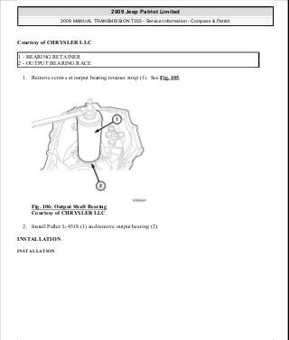 Manuales de reparaciones jeep compass y patriot limited 2007-2009