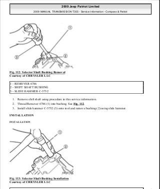 Manuales de reparaciones jeep compass y patriot limited 2007-2009