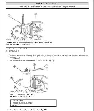 Manuales de reparaciones jeep compass y patriot limited 2007-2009