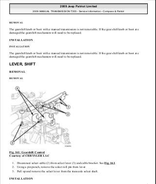 Manuales de reparaciones jeep compass y patriot limited 2007-2009