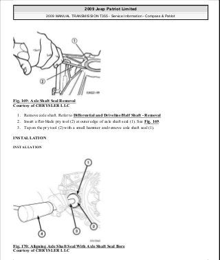 Manuales de reparaciones jeep compass y patriot limited 2007-2009