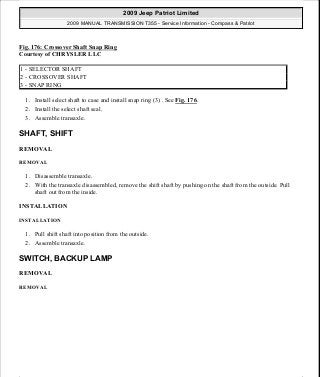 Manuales de reparaciones jeep compass y patriot limited 2007-2009