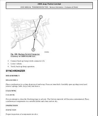 Manuales de reparaciones jeep compass y patriot limited 2007-2009