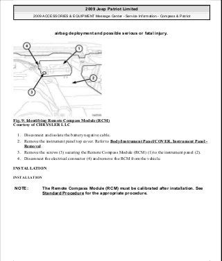 Manuales de reparaciones jeep compass y patriot limited 2007-2009