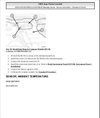 Manuales de reparaciones jeep compass y patriot limited 2007-2009
