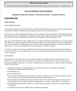 Manuales de reparaciones jeep compass y patriot limited 2007-2009