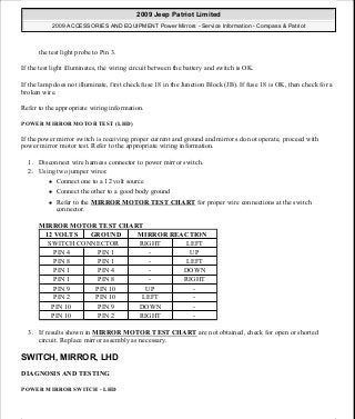 Manuales de reparaciones jeep compass y patriot limited 2007-2009