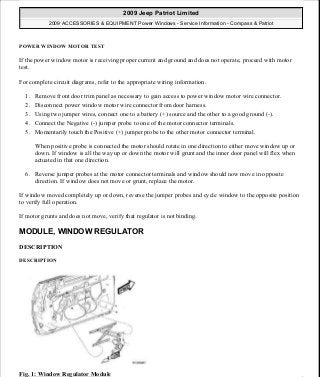 Manuales de reparaciones jeep compass y patriot limited 2007-2009