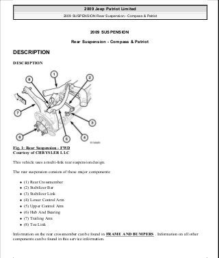 Manuales de reparaciones jeep compass y patriot limited 2007-2009