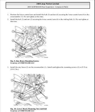 Manuales de reparaciones jeep compass y patriot limited 2007-2009
