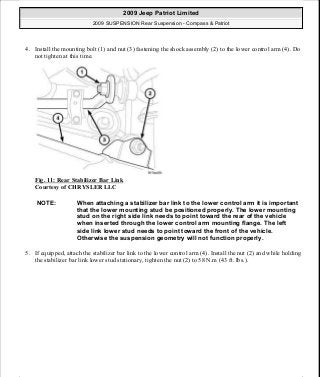 Manuales de reparaciones jeep compass y patriot limited 2007-2009