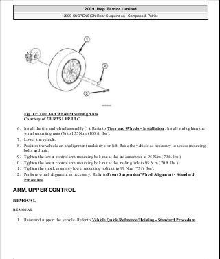 Manuales de reparaciones jeep compass y patriot limited 2007-2009