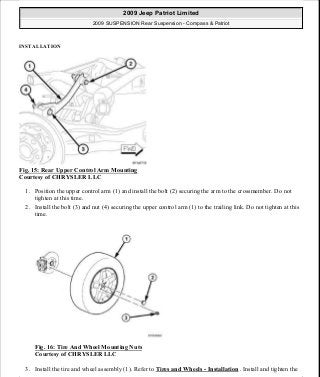 Manuales de reparaciones jeep compass y patriot limited 2007-2009