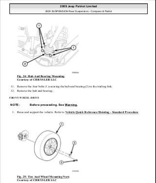 Manuales de reparaciones jeep compass y patriot limited 2007-2009