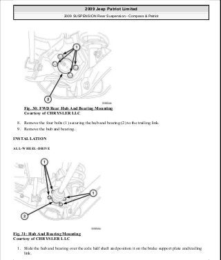 Manuales de reparaciones jeep compass y patriot limited 2007-2009