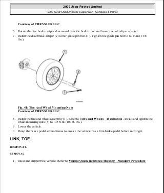 Manuales de reparaciones jeep compass y patriot limited 2007-2009