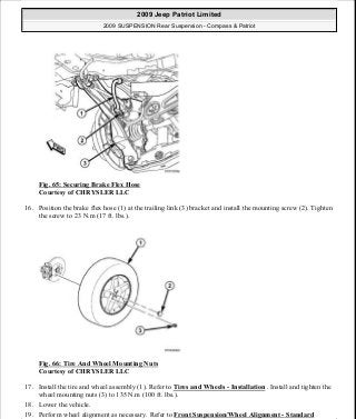 Manuales de reparaciones jeep compass y patriot limited 2007-2009