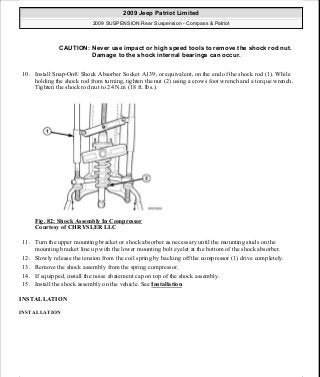 Manuales de reparaciones jeep compass y patriot limited 2007-2009