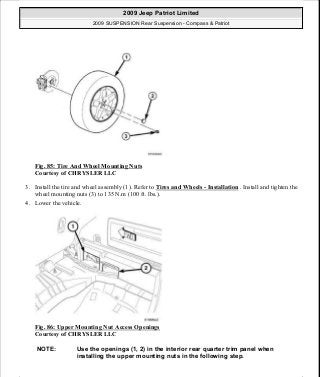 Manuales de reparaciones jeep compass y patriot limited 2007-2009