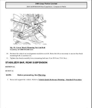 Manuales de reparaciones jeep compass y patriot limited 2007-2009