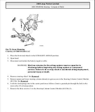 Manuales de reparaciones jeep compass y patriot limited 2007-2009