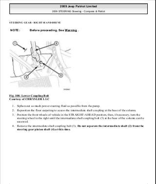 Manuales de reparaciones jeep compass y patriot limited 2007-2009