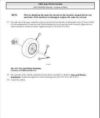 Manuales de reparaciones jeep compass y patriot limited 2007-2009