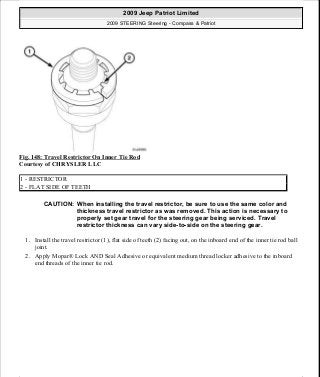 Manuales de reparaciones jeep compass y patriot limited 2007-2009