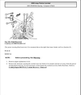 Manuales de reparaciones jeep compass y patriot limited 2007-2009