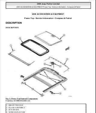 Manuales de reparaciones jeep compass y patriot limited 2007-2009