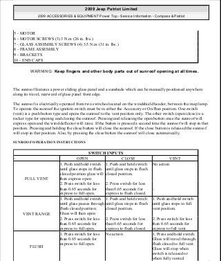 Manuales de reparaciones jeep compass y patriot limited 2007-2009