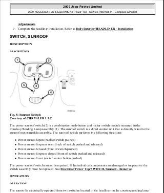 Manuales de reparaciones jeep compass y patriot limited 2007-2009