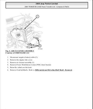 Manuales de reparaciones jeep compass y patriot limited 2007-2009