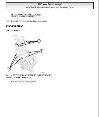 Manuales de reparaciones jeep compass y patriot limited 2007-2009