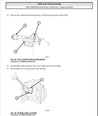 Manuales de reparaciones jeep compass y patriot limited 2007-2009