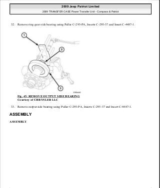 Manuales de reparaciones jeep compass y patriot limited 2007-2009