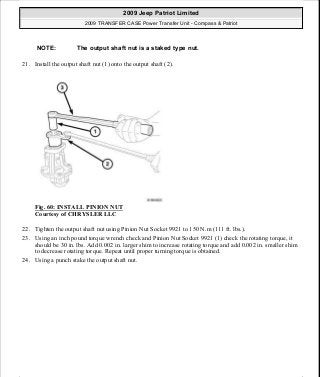 Manuales de reparaciones jeep compass y patriot limited 2007-2009