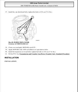 Manuales de reparaciones jeep compass y patriot limited 2007-2009