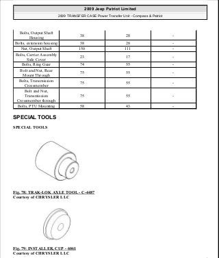 Manuales de reparaciones jeep compass y patriot limited 2007-2009