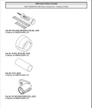 Manuales de reparaciones jeep compass y patriot limited 2007-2009