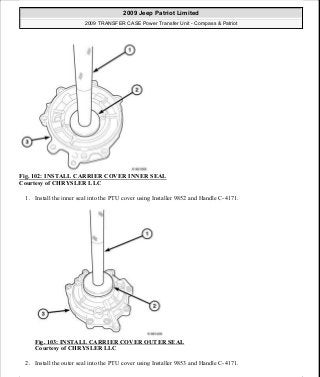Manuales de reparaciones jeep compass y patriot limited 2007-2009