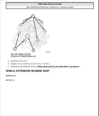 Manuales de reparaciones jeep compass y patriot limited 2007-2009