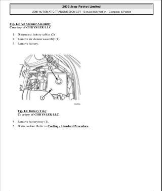 Manuales de reparaciones jeep compass y patriot limited 2007-2009