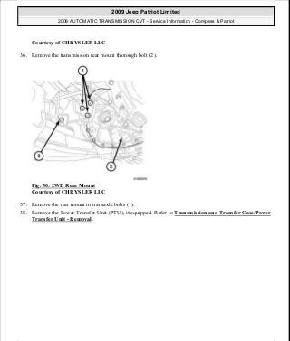 Manuales de reparaciones jeep compass y patriot limited 2007-2009