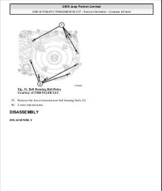 Manuales de reparaciones jeep compass y patriot limited 2007-2009