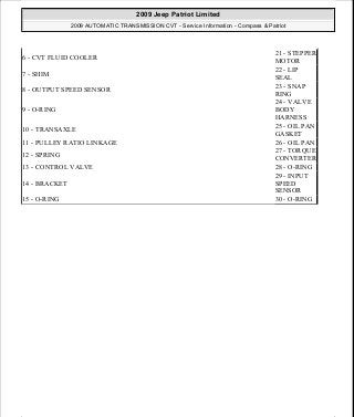 Manuales de reparaciones jeep compass y patriot limited 2007-2009
