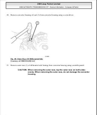 Manuales de reparaciones jeep compass y patriot limited 2007-2009
