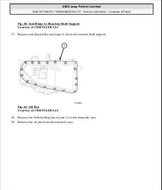 Manuales de reparaciones jeep compass y patriot limited 2007-2009